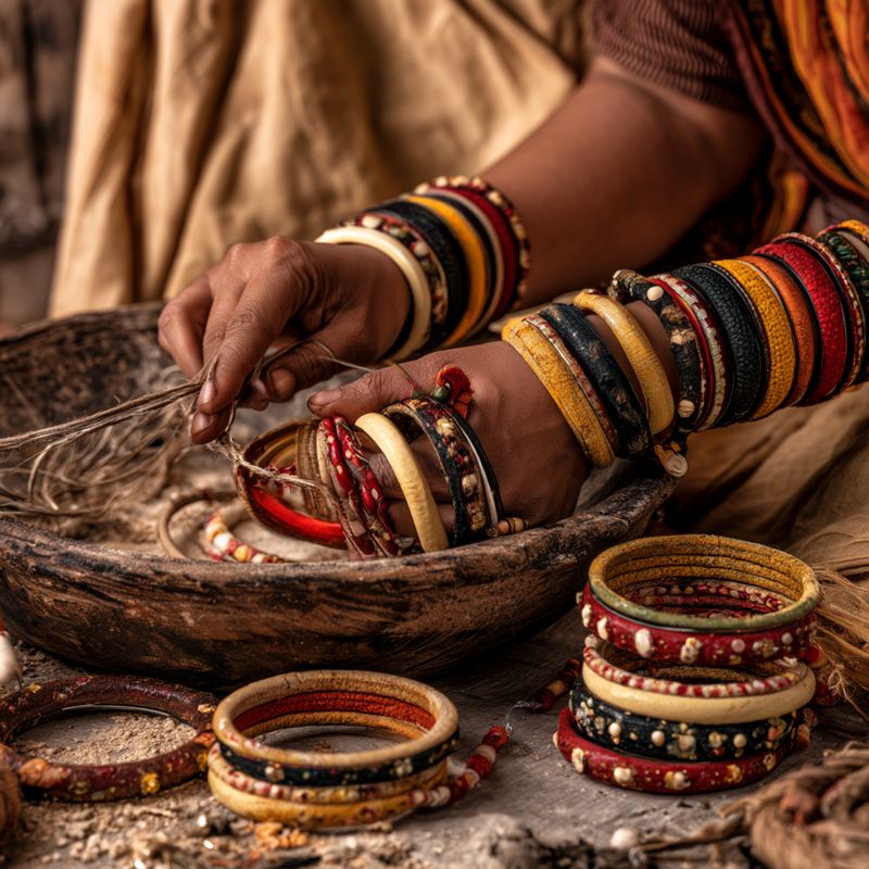 Laakh Bangle Set